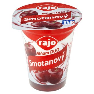 Rajo Mňam Duo Smotanový jogurt višňový s kúskami višne 145 g