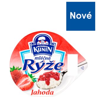 Mlékárna Kunín Mliečna ryža jahodová 150 g
