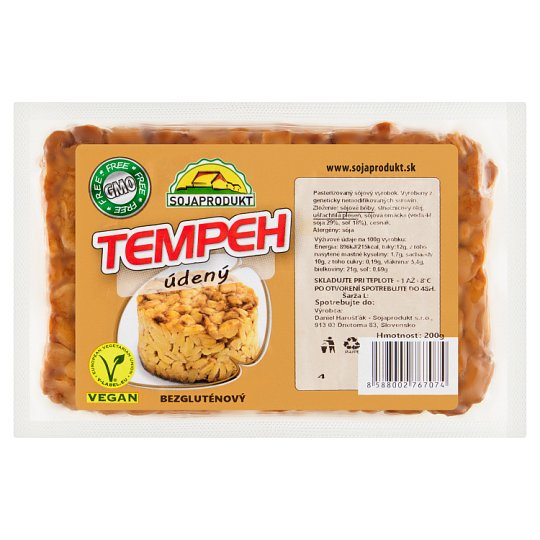 Sojaprodukt Tempeh údený 200 g Tesco Potraviny