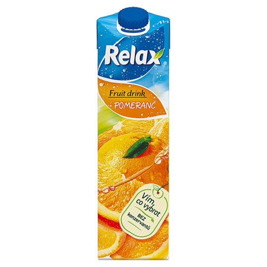 Relax Fruit Drink pomaranč 1 l
