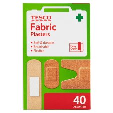 Tesco Fabric Plasters 40 pcs