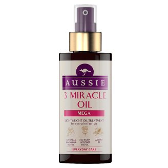 Aussie 3 Miracle Oil Mega Šampón Na Normálne Až Jemné Vlasy 100 ml