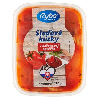 Ryba More Zdravia Sleďové filety v kečupovej omáčke 170 g