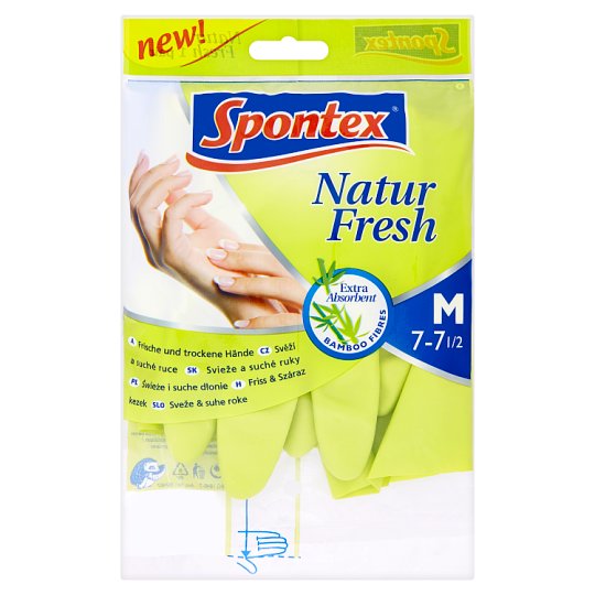 Spontex Natur Fresh Gloves M