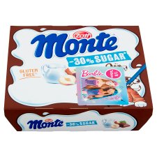 Zott Monte Mliečny dezert čokoládový s lieskovými orieškami 4 x 55 g (220 g)