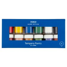 Tesco Temperové farby 12 x 10 ml