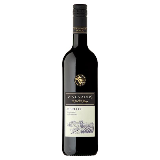 Vineyards World Wines Merlot červené víno suché 750 ml