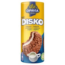 Opavia Disko Cocoa Biscuits Milk Filling 169 g