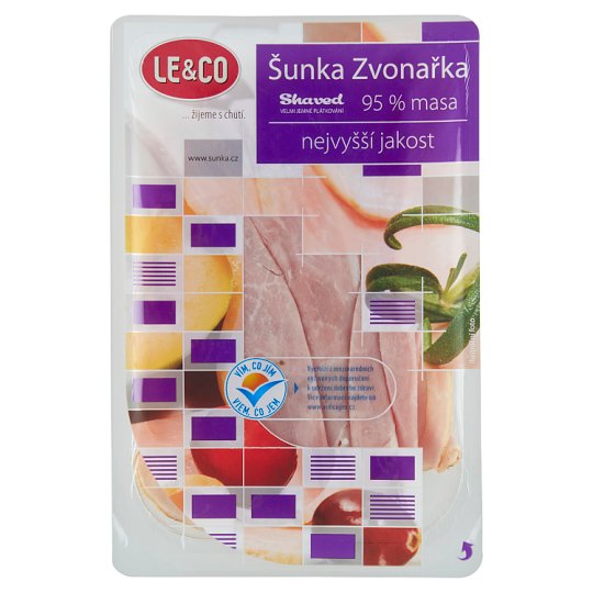 Le & Co Šunka Zvonařka špeciál veľmi jemno krájaná 100 g