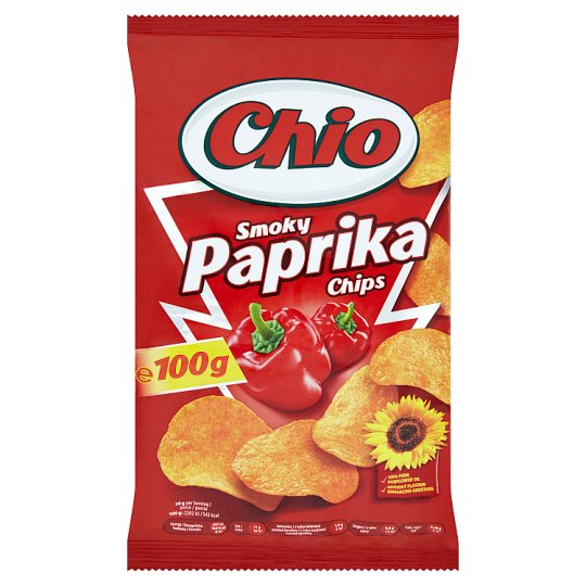 Chio Smažené zemiakové lupienky s príchuťou papriky 100 g