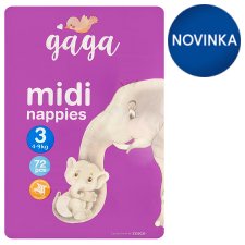 Gaga Nappies Midi 3 4-9 kg 72 pcs