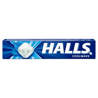 Halls Dropsy s príchuťou mentolu a eukalyptu 33,5 g