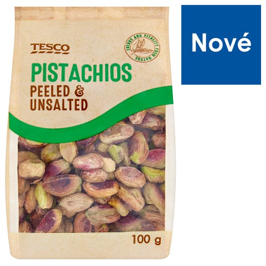 Tesco Pistácie jadrá nesolené 100 g