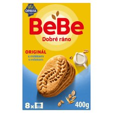 Opavia BeBe Good Morning Cereal Biscuits with Milk 8 x 50 g (400 g)