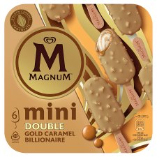 Magnum Mini Caramel Gold Billionaire 6 x 55 ml