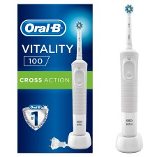 Oral-B Vitality 100 Elektrická Zubná Kefka Biela (Powered By Braun)
