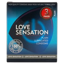 Love Sensation Plain prezervatívy 3 ks