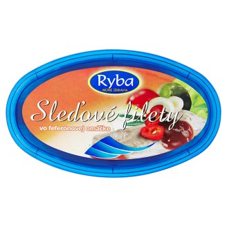 Ryba More Zdravia Sleďové filety vo feferónovej omáčke 170 g
