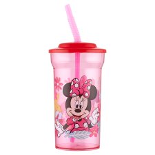 Stor Minnie Basic Clear Straw Tumbler 460 ml