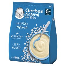 GERBER Natural Rice Gruel 180 g