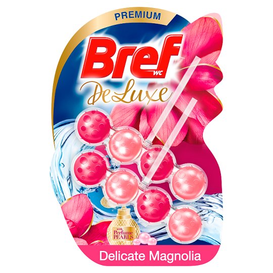 Bref DeLuxe Delicate Magnolia tuhý WC blok 2 x 50 g