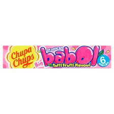 Chupa Chups Big Babol Tutti Frutti Bubble Gum 27.6 g