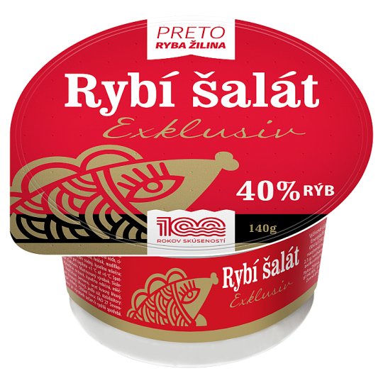 Ryba Žilina Preto Exklusiv rybí šalát 140 g