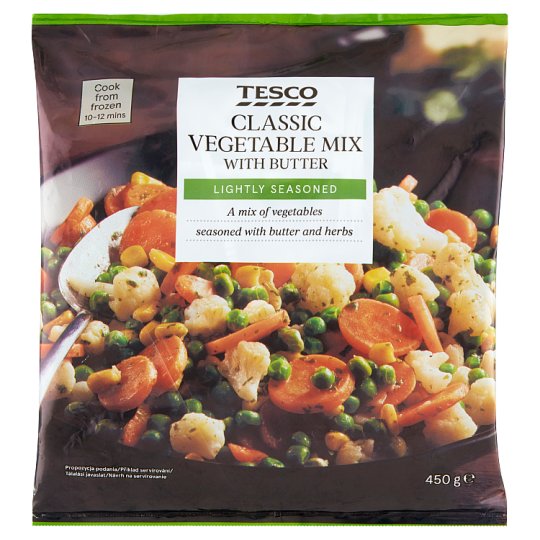 Tesco Classic Vegetable Mix with Butter 450 g Tesco Groceries