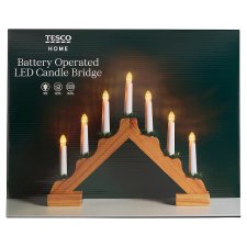 Tesco Home Battery Operated LED Candle Bridge