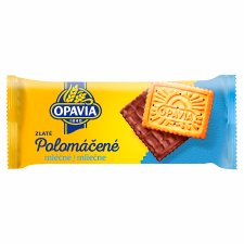 Opavia Zlaté Half-Dipped Biscuits Milky 100 g