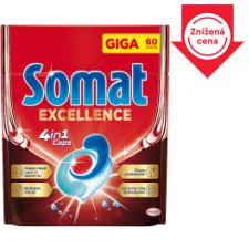 Somat Excellence 4in1 kapsuly do umývačky riadu 60 ks 1140 g