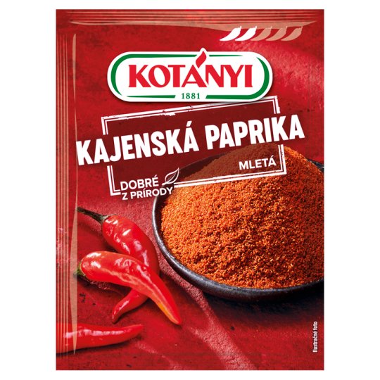 Kotányi Kajenská paprika mletá 25 g Tesco Potraviny