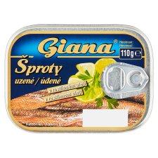 Giana Smoked Sprats in Vegetable oil 110 g