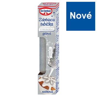 Dr. Oetker Tubička gélová strieborná neónová 19 g