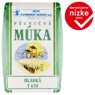 Mlyn Pohronský Ruskov Pšeničná múka hladká T 650 1 kg
