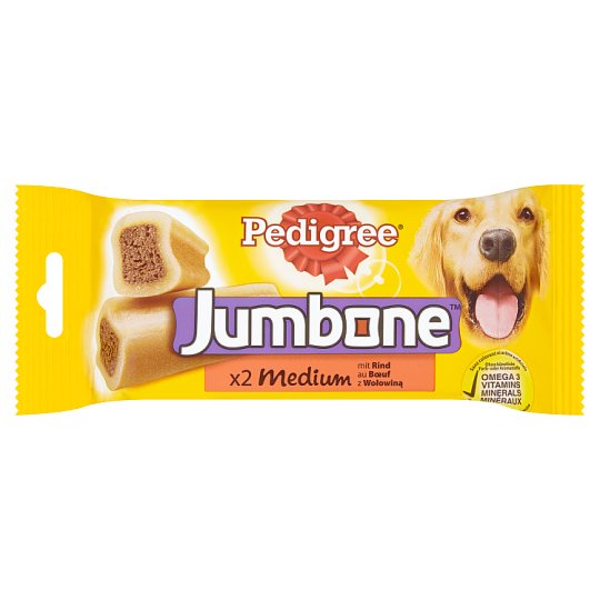 Pedigree Jumbone Medium s hovädzím 2 ks 200 g