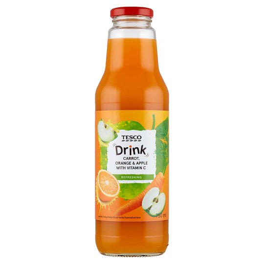 Tesco Zeleninovo-ovocný nápoj z mrkvovej šťavy 750 ml