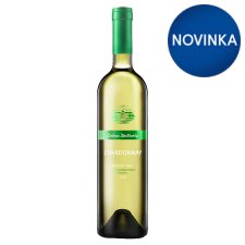 Château Topoľčianky Chardonnay neskorý zber slovenské víno s CHOP biele suché 0,75 l