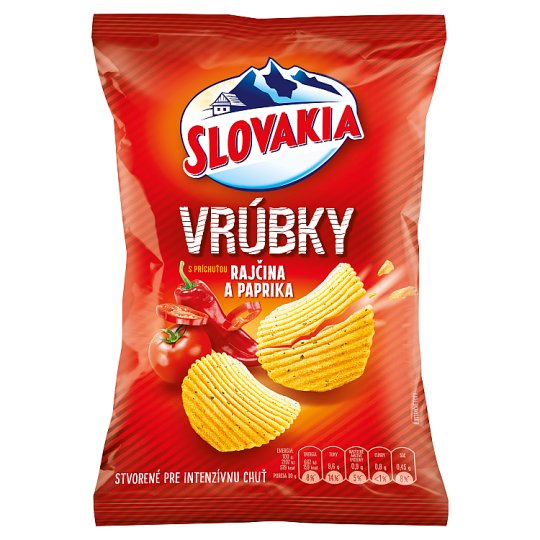 Slovakia Vrúbky s príchuťou rajčina & paprika 65 g