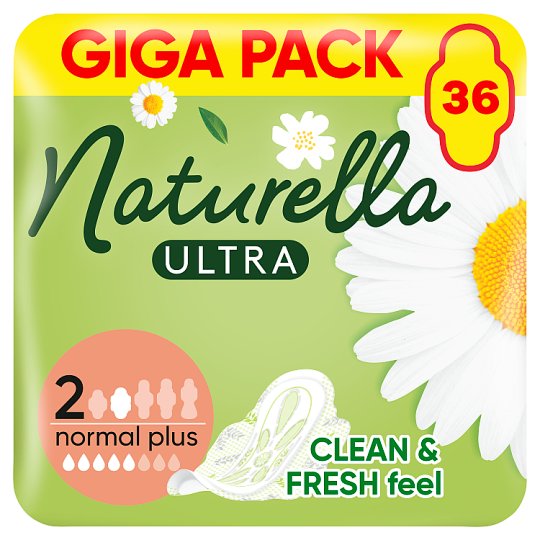 Naturella Ultra Normal Plus Size 2 Pads With Wings 36 Counts Tesco