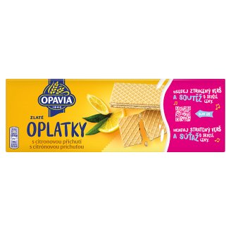 Opavia Zlaté Oblátky s citrónovou príchuťou 146 g
