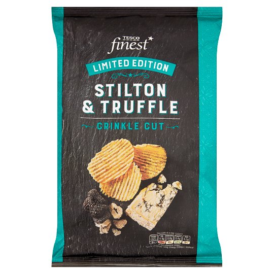 Tesco Finest Limited Edition Stilton & Truffle Crinkle Cut 150 g Tesco Groceries
