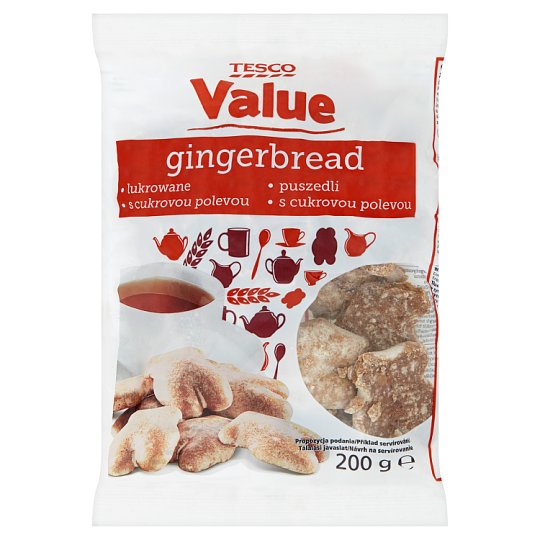 Tesco Value Perník s cukrovou polevou 200 g