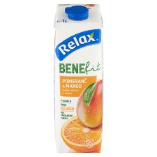 Relax Benefit Orange and Mango, Apple, Carrot and Banana 1 L