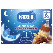 NESTLÉ Mliečko s kašou s kakaovou príchuťou 2 x 200 ml