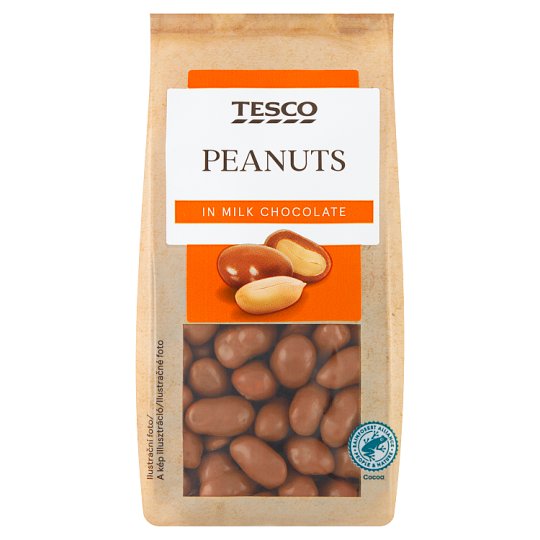 Tesco Peanut Kernels Roasted in Milk Chocolate 150 g