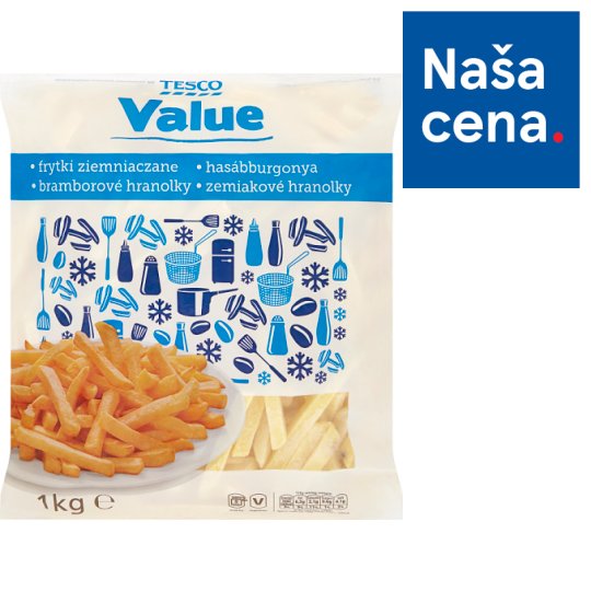 Tesco Value Zemiakové hranolky 1 kg