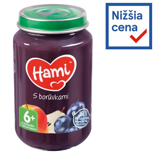 Hami ovocný príkrm S čučoriedkami 200 g