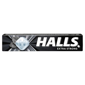 Halls Dropsy s extra silnou príchuťou mentolu a eukalyptu 33,5 g