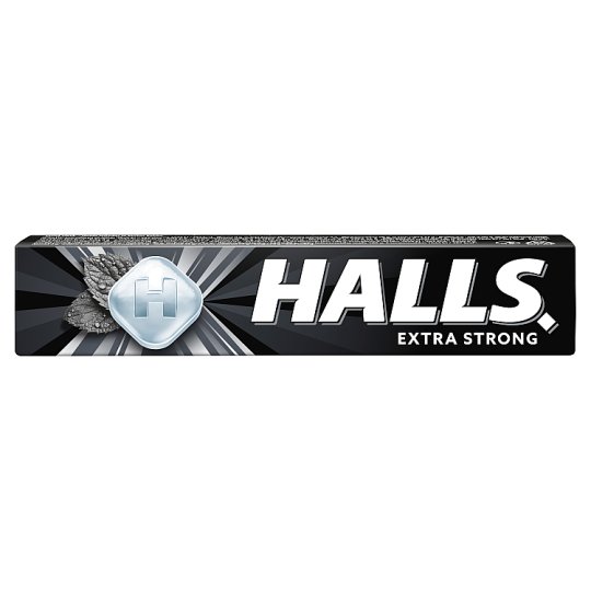 Halls Dropsy s extra silnou príchuťou mentolu a eukalyptu 33,5 g